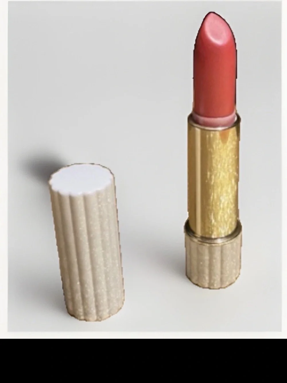 Estee Lauder Lipstick ALL-DAY FROSTED APRICOT Vintage Rare White Tube - NEW